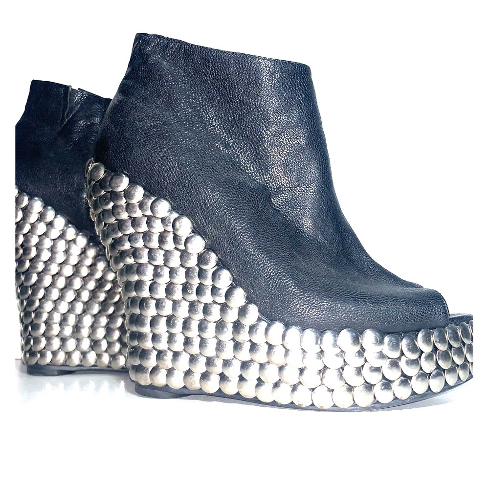 Jeffrey Campbell studded Open toe Booties